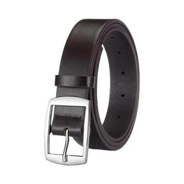 Imagem de Cinto De Luxo Masculino Em Couro PU Com Fivela De Metal, Cinto Designe