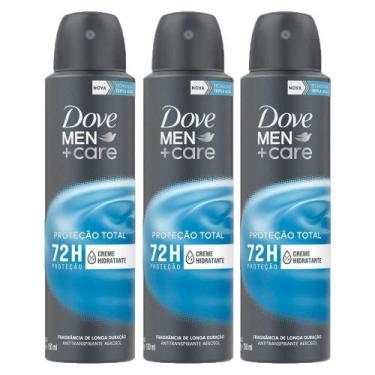 Imagem de Kit com 3 Desodorantes Antitranspirantes Aerosol Dove Cuidado Total 15