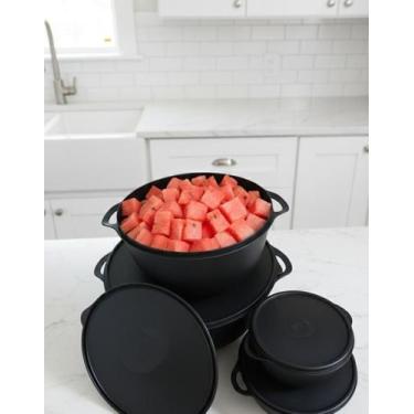 Imagem de Kit de 4 Potes Plásticos Multiuso no Formato Bowl, Perfeitos para Serv