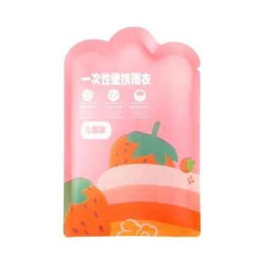 Imagem de Capa De Chuva Infantil Reforçada De Alta Qualidade, Embalagem Compacta