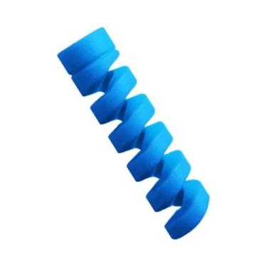 Imagem de Protetor De Cabo De Silicone Flexível, Organizador Espiral Para Cabos 