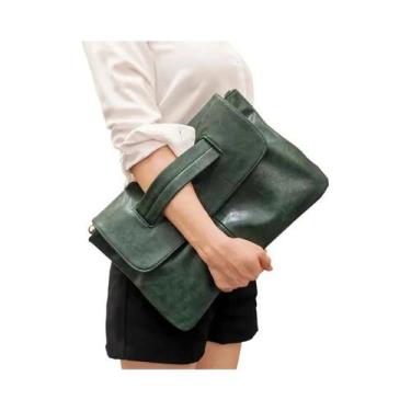 Imagem de Bolsa Clutch Envelope Feminina Grande De Moda, Bolsa Transversal De Al