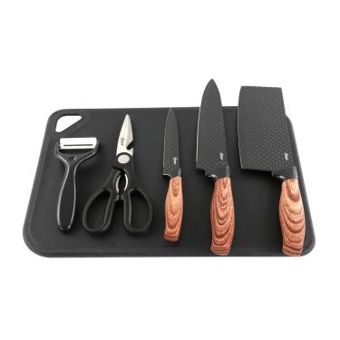 Imagem de Jogo Facas Tábua Tesoura Descascador Gunderson Oster