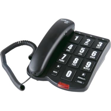 Imagem de Telefone Fixo Tok Fácil Teclas Grandes Preto Intelbras