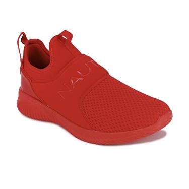 Imagem de Nautica Men's Casual Fashion Sneakers Slip-On-Walking Shoes-Lightweight Joggers-Coaster-Red Mono 1-10.5