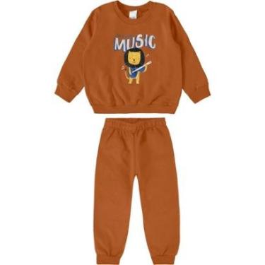 Imagem de Conjunto Moletom Infantil Menino Malwee Kids 1/3 Ref. 120644-Masculino