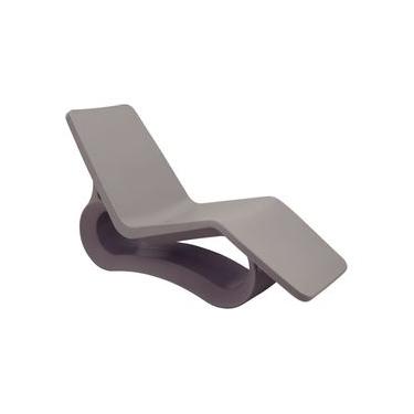 Imagem de Espreguiçadeira Chaise Tramontina Octo em Polietileno Concreto Com Furo
