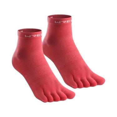 Imagem de Meias Esportivas COOLMAX Respiráveis E Leves De Cinco Dedos Para Corri