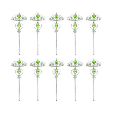 Imagem de Conjunto De Varinha Mágica Com Coroa De Diamantes Para Meninas, Fantas