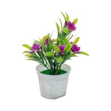 Imagem de Mini Vasos De Flores Artificiais Para Decoração De Casa, Casamentos, F