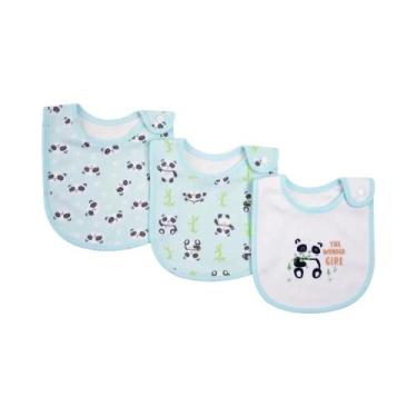 Imagem de Babadores De Algodão Com Estampa De Desenho Animado Para Bebês (Menino