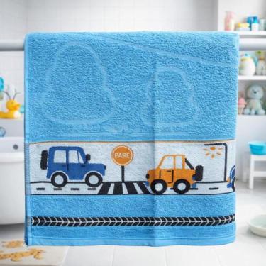 Imagem de Toalha De Banho Linha Kids 1,20m x 0,74m Infantil Menino e Meninas Est