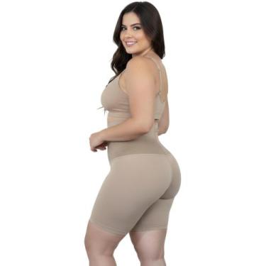 Imagem de Shorts Reduz Celulite Modelagem Imediata Segunda Pele Cor:BegeTamanho:
