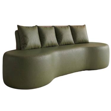 Imagem de Sofa 3 Lugares Organico Ibiza 210 cm Corino Vazzano