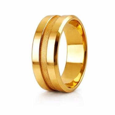 Imagem de Aliança em Ouro 18K 9,00 mm - Joia de Noivado, Casamento ou Compromiss