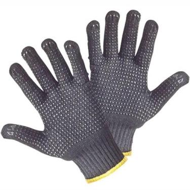 Imagem de Luva De Malha Pigmentada 3 Fios Preta - 290,0006 - Proteplus Luva De M