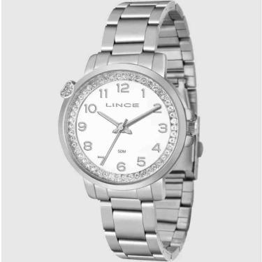 Imagem de Relogio Lince Feminino Lrm4570l B2sx Prata Aço Analogico-Feminino