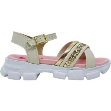 Imagem de Sandália Infantil Molekinha Papete Tratorada Brilho Feminina-Feminino
