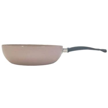 Imagem de Frigideira Wok 24cm 2,65 L Rainbow Rosa 7442/361 - Brinox