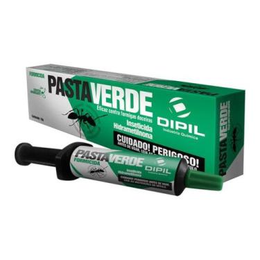 Imagem de Gel Mata formigas Doceiras de casa - Formicida Pasta Verde 10g - Dipil