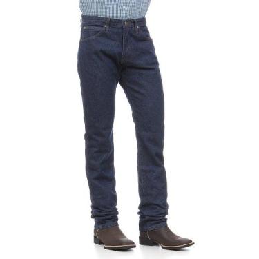 Imagem de Calça Jeans Masculina Original Wrangler Cowboy Cut 100% Algodão 28519,