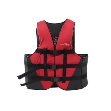 Imagem de Colete salva vidas coast flutuante nautika até 50kg vermelho/preto