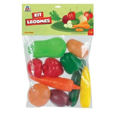 Imagem de Kit Legumes - Comidinhas para Brincar - Braskit