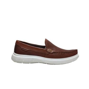Imagem de Mocassim Confortável Casual Masculino Pegada 142202, Marrom, 41