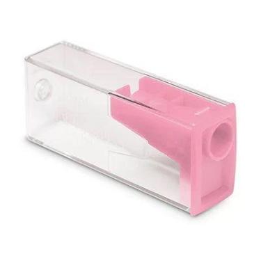 Imagem de Apontador Transparente Retangular com Deposito Tom Pastel FABER-CASTEL