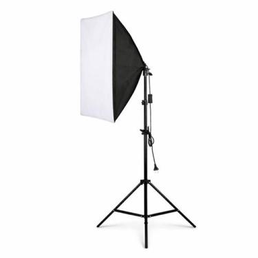 Imagem de Tripé Softbox 50x70cm 2m E27 Bivolt Para Foto Vídeo Live - Star Import
