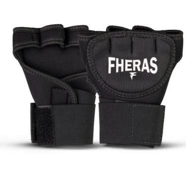 Imagem de Luva Bandagem Ultra Rápida Boxe Muay Thai Preto Fheras Cor:PretoTamanh