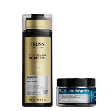 Imagem de Truss Stop No Metal Kit Shampoo e Máscara Uso Obrigatório 30g