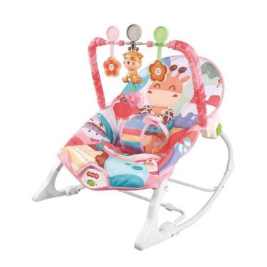 Imagem de Cadeira de Descanso para Bebê Zippy com Vibração e Brinquedos, Girafa