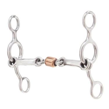 Imagem de Freio Para Cavalo Boots Horse SS Argentine Bit Copper Dogbone MTH 2767