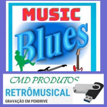 Imagem de Pen drive 8gb com Músicas = O Melhor do Blues - Nac. e Internac. (mp3)