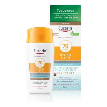 Imagem de Eucerin Hydro Fluid Protetor Solar Fluido Facial Cor Escura FPS70 50ml