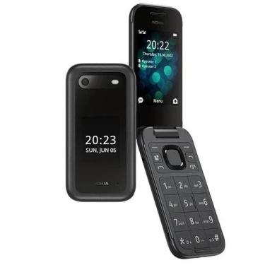 Imagem de Celular 2660 Flip 4G Dual Chip Tela Grande 2,8 Idoso varias funções mo