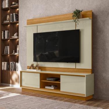 Imagem de Home Theater 183,5cm 2 Portas Para TV Até 75 Polegadas Siena Madetec, 