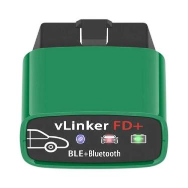Imagem de Scanner OBD2 Bluetooth 4.0 Ford Vgate VLinker FD+ ELM327 FORScan Ferra