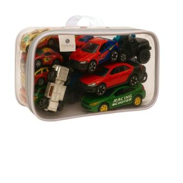 Imagem de Kit 10 Organizadores de Brinquedos PVC bubag Tamanho PP Branco - Bubag