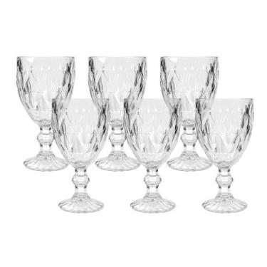 Imagem de Kit 6 Taças de Água 340ml Diamond Allmix, UNICA