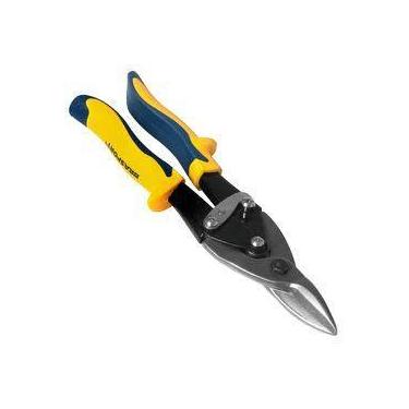Imagem de Tesoura Funileiro Brasfort Corte Reto 250mm 8034 Tipo Aviacao Cortar C