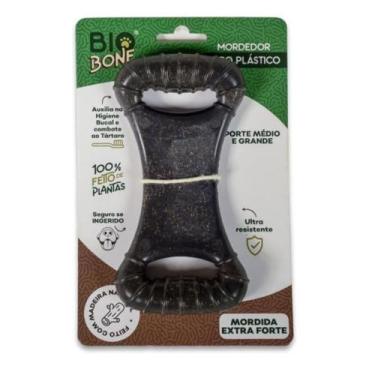 Imagem de Mordedor Biobone Natural Cães Grande Mordida Forte Madeira