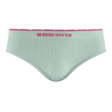 Imagem de Calcinha Tanga Infantil sem Costura com Relevo Verde - Zee Rucci, G