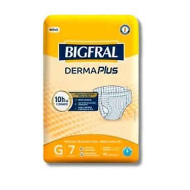 Imagem de Fralda Geriátrica Bigfral Derma Plus Unissex - Grande (G), Grande (G)