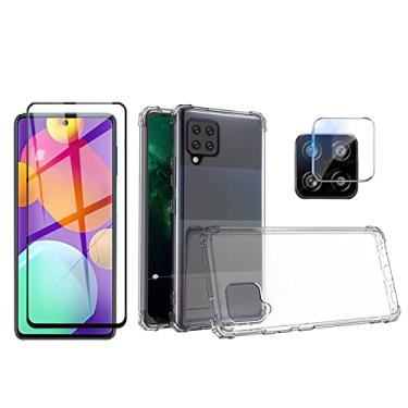 Imagem de Kit Capa Anti Impacto, Película de Vidro 3D e Lente da Câmera Para Galaxy M62 (6.7 Pol) - Jodda
