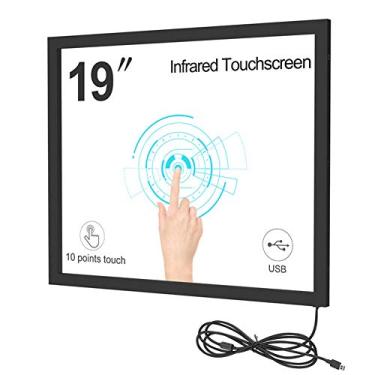 Imagem de GreenTouch Kits de sobreposição de painel de tela sensível ao toque infravermelho de 19 polegadas com vários drivers com proporção 5:4 para monitor de toque
