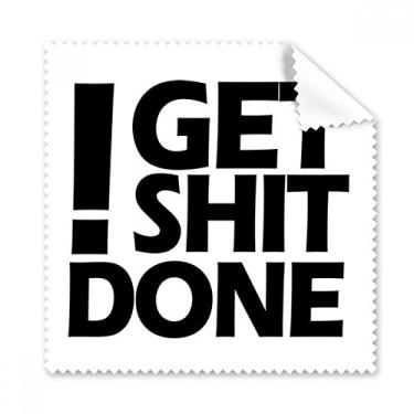 Imagem de Compre com citação Get Shit Done Art Deco, presente moderno, pano de limpeza, limpador, 5 peças