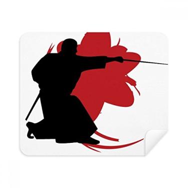 Imagem de Pano de limpeza Stab Sakura Japan Outline Limpador de tela 2 peças de tecido de camurça