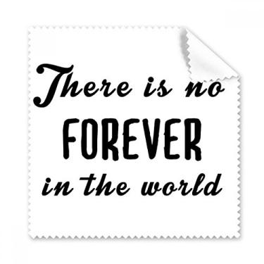 Imagem de Quote No Forever in The World Pano de limpeza para tela de celular, 5 peças